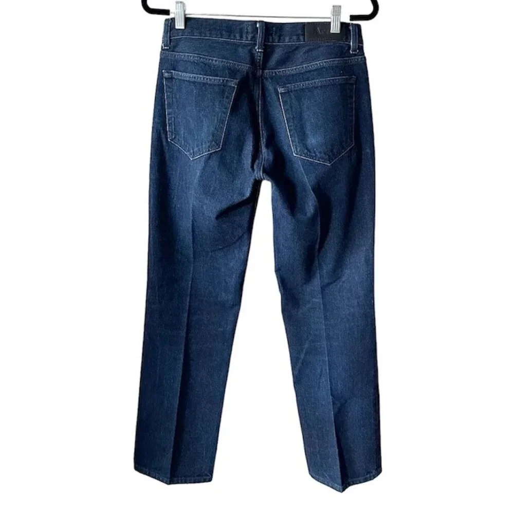 Acne Mic A Low Rise Jeans in Dark Wash - Picture 3 of 12